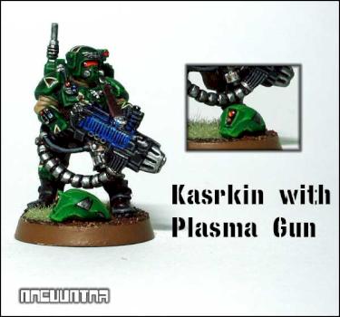 Imperial Guard Kasrkin with Plasma Gun by NeoHunter
