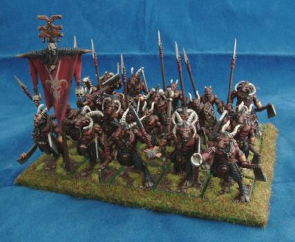 Beastman Gors Unit by Dogstarminis