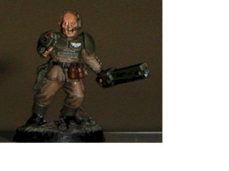 Imperial Guard Cadian Sergeant by dajasm