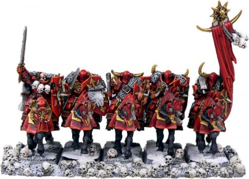 Knights of Khorne by Drukhi
