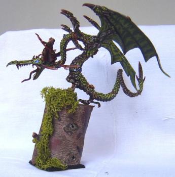 Wood Elf Forest Dragon by Alessan