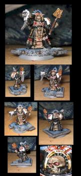 Black Templar Chaplain by mongoosejack