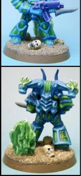 Chaos Space Marine by Amethyst