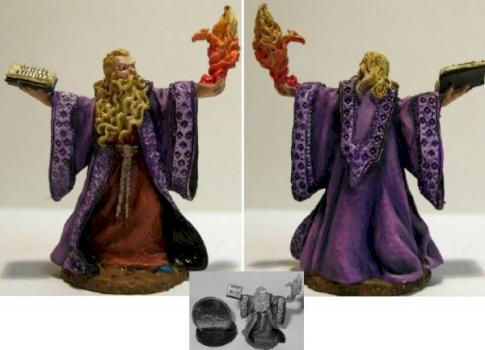 Reaper Wizard 02591 : Valdarynn Redwand, Arch Mage  25mm by Byteknight
