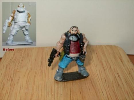 Copplestone Biker (28mm) by Byteknight