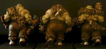 ogre Bulls (hunt themed) back view by Kay