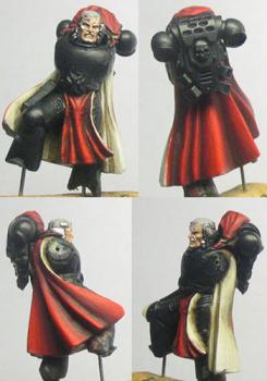 W.I.P. Black Templars Emperor's Champion - cloak by Rodger