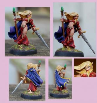 Elf Sorceress by ninjakitty