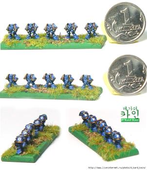 Epik Ultramarine Space Marines by DKard Kain