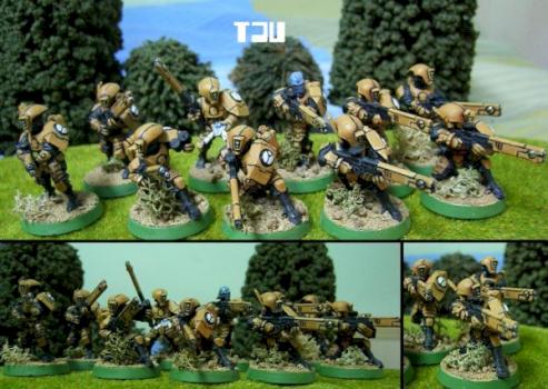 TAU FIRE WARRIOR TEAM (X10) by CalicoKaqua