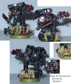 Legio Bolter And Chainsword Marine by Disector