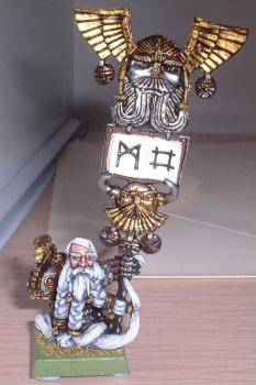 dwarf standard bearer by dragonyim