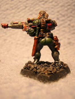 Necromunda Van Saar with Lasgun by Todosi