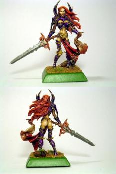 Lioness with purple armor by edomingox