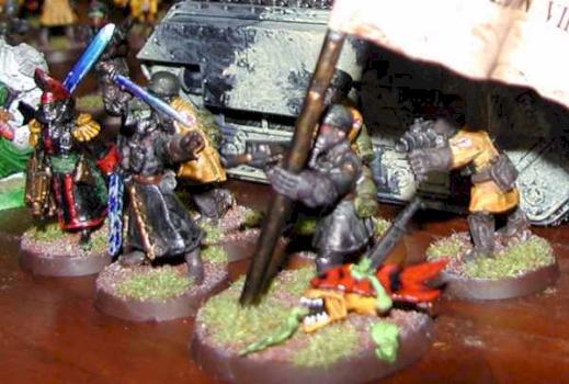 Steel Legion Command squad (1st version) by Sniprick