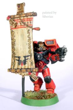 Blood Angel - Honor Guard - Standardbearer by Siberius