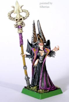 Dark Elve Sorceress by Siberius