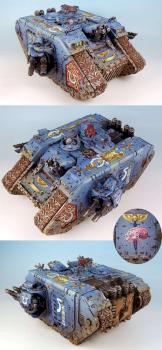 Warhammer 40K Ultramarines Land Raider by rene