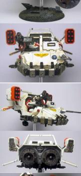 Space Marines White Scars Landspeeder by Rodger