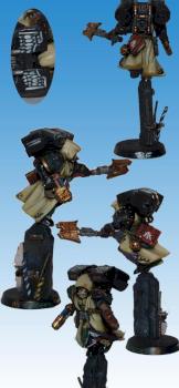 Jumping Dark Angel Chaplain by Jaap L