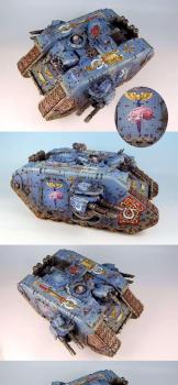Warhammer 40K Ultramarines Land Raider by rene