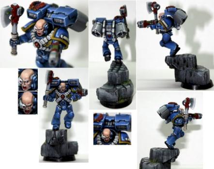 Space Marine Assault Sergeant by Daafu