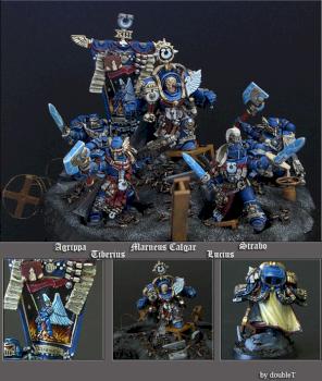 Marneus Calgar with Honor Guard by doubleT