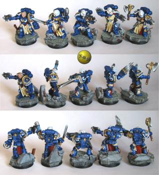 Ultramarine MK2 Veterans Squad by nels0nmac