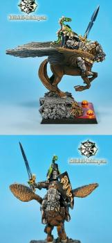 Mallobaude on Pegasus (Knight of Bretonnia) by BFM Studio