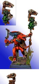 Lizarmen Skink Priest by DrStrangelove85