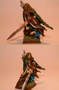 Wood Elf Lord with Great Weapon by Colo