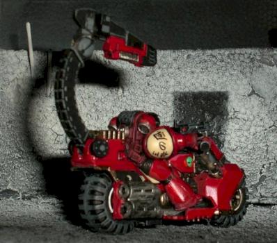 Scorpion biker conversion close up 02 by Aramoro