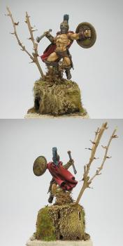 Leonidas, King of Sparta (Dark Slave Miniatures) by noxious1981