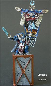 Agrippo, Marneus Calgar with Honor Guard by doubleT