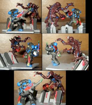 Genestealer VS. Black Templar by History Lover