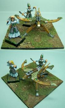 Baliste à répétition Haut Elfe by sceolan