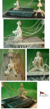 Mayor Kusanagi (Ghost in the shell) my 3º mini by Dark Templar