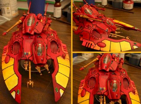 Eldar Falcon Grav Tank by etherial