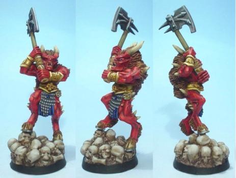 Khorne Bloodletters / Sanguinaires de Khorne by elfgidrungal