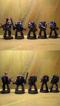 Ultra Marines Armor Through the Ages by Paul Humphrey