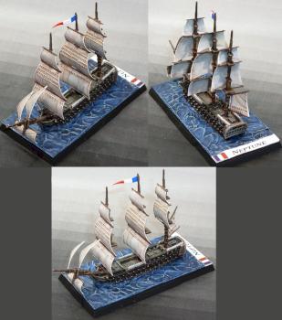 Napoleonic French Ship of the Line by Kodos der Henker