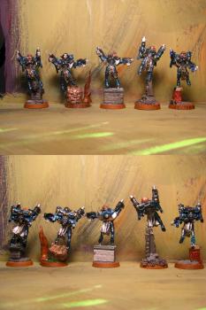Sisters of Battle Seraphim Squad by Paul Humphrey