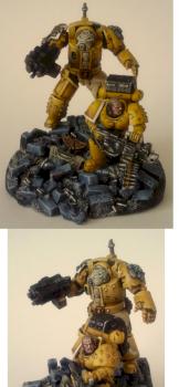 1st Company Brother Captain Torth and Marine Diorama by Dahlvash