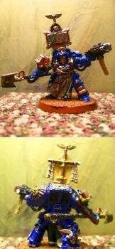 Space Marine Terminator Librarian by Paul Humphrey