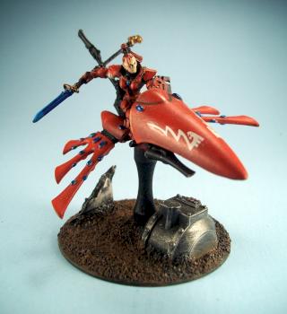 Eldar Farseer on jetbike by Lucious