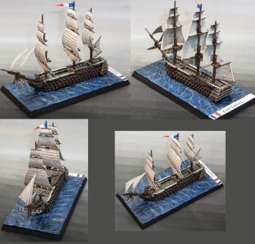 Napoleonic French Ship of the Line by Kodos der Henker