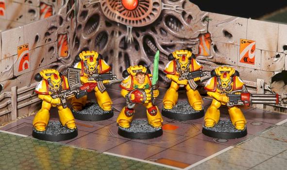 Space Crusade - Imperial Fists by skullhamma