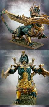 Tomb Kings Necrosphinx by Castel Latveria