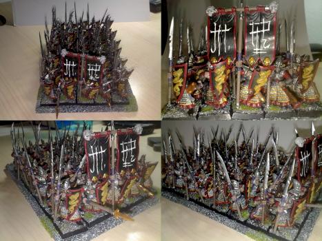 Dark elf warriors by aguilaramon