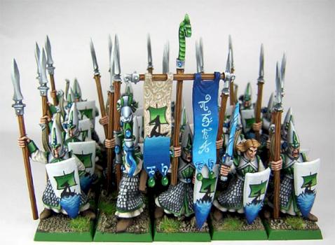 High Elf Spearmen Unit by Astonia